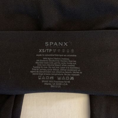 Spanx 2437 Women's Leggings, Size XS - Black New Mint Condition!