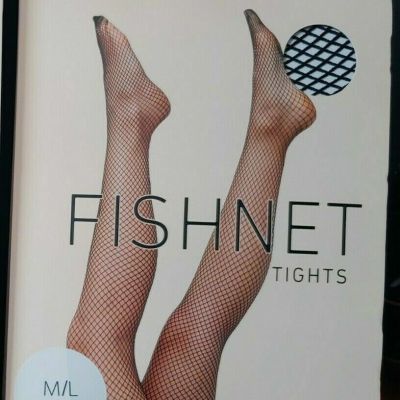 Fishnet Tights - Black - medium/Large - (4958)