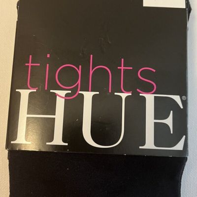 NWT Women's Hue Ultimate Opaque Tights w/ Control Top 1 Pair Size 3Tall Black