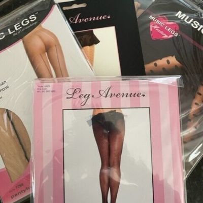 Womens Hosiery Plus Size Grab Bag. 5 Pieces of fun Hosiery and Free Shipping.