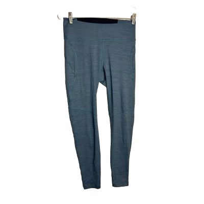 Outdoor Voices Leggings Womens M Blue Shape wear Tight waist high rise workout