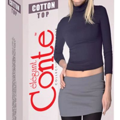 Conte Cotton Top 250 Den - Cotton Warm Opaque Low Waist Women's Tights (7?-36??)