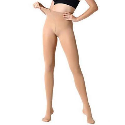 Run Resistant Control Top Panty Hose Opaque Tights Small 1 Pair Suntan