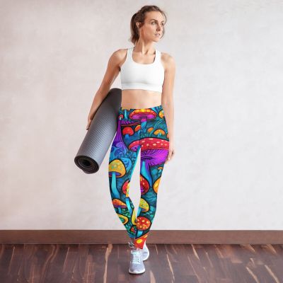 Women leggings Psychedelic Yoga Leggings for Raves, Workouts, and Festivals