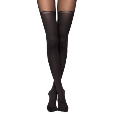 Conte Fantasy Opaque Women's Tights with Imitation Golfs - Chance 50 Den (16?-13