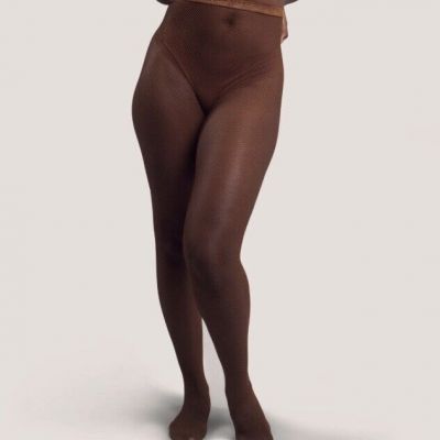 NUDE BARRE Fishnet Tights, 4 PM, Size 2XL/3XL, One Pair, MSRP $40