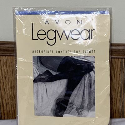 Vintage Control Top Tights Brown Size B Microfiber NEW Avon
