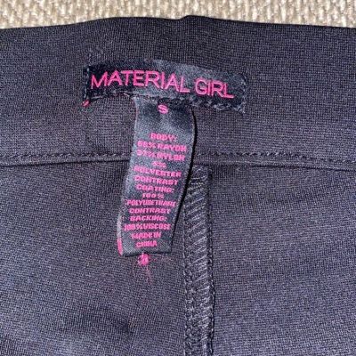 Material Girl Black Leggings Size Small