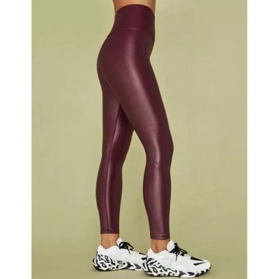 Carbon38 Takara maroon leggings workout athleisure athletic pants size small
