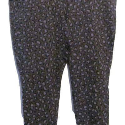 OLD NAVY Women's Size XXL Black & Grey Leapord Print Stretch Leggings, 29