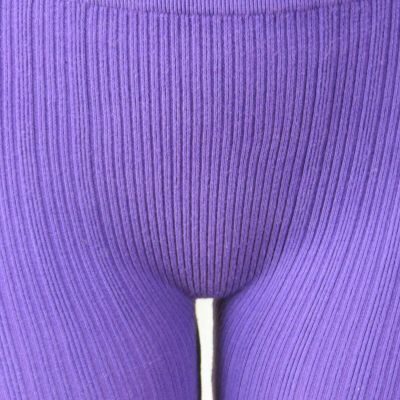 POOF SZ Juniors M/L NWOT Cotton/Nylon/Spandex Violet Tights Winter Underwear