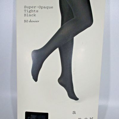 Women’s 80D Super Opaque Tights~ A New Day~Black~ M/L~(1 pair)