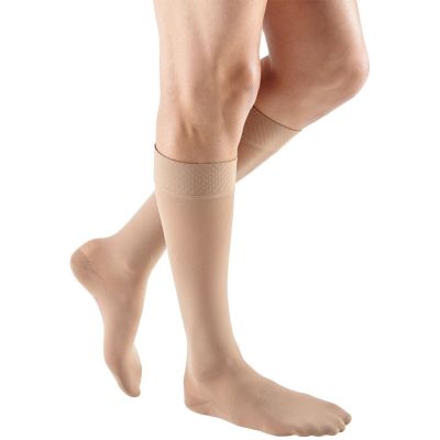 MEDIVEN PLUS  EW WIDE CALF Silicone 30-40 Compression Stockings Socks Size III 3