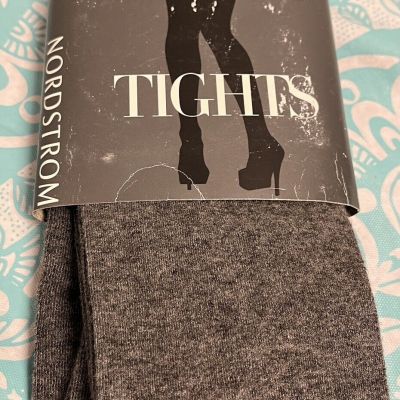 NEW size S/M Nordstrom tights charcoal gray heather small/medium