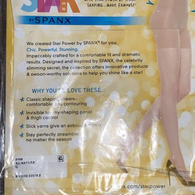 Star Power by SPANX Stand-Out Shaping Sheers Sumatra  Glow G