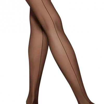 Women’s SHEER TIGHTS PANTYHOSE WITH BACK SEAM and CUBAN HEEL | CHIARA CLASSIC by