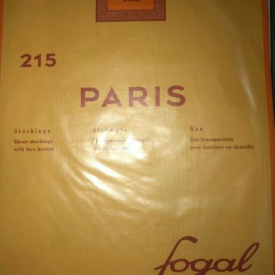 FOGAL 215 Paris  Stockings  Color: Pastis  Size:  Small  215 - 10