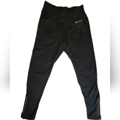 New Women’s Baleaf exercise joggers reflective zippers&? pocket XS black