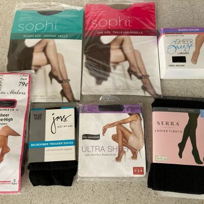 Womens LOT Tights and Knee High