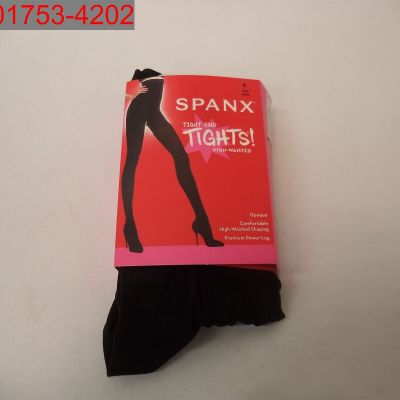 NWT - Spanx Women's Very Black High Waisted Luxe Leg Tights, Size A 843953113669