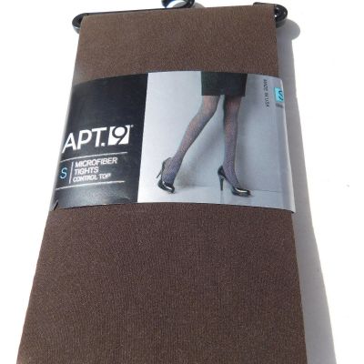 Original APT 9 MICROFIBER TIGHTS COLOR: BROWN  SIZE SMALL ~~ FITS 100-135 LBS