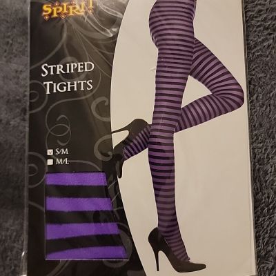 Spirit Purple & Black Tights Size Small/Medium