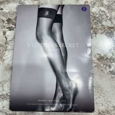 Victoria's Secret VERY SEXY Crystal Stockings Thigh Highs Purple VS Shine Small