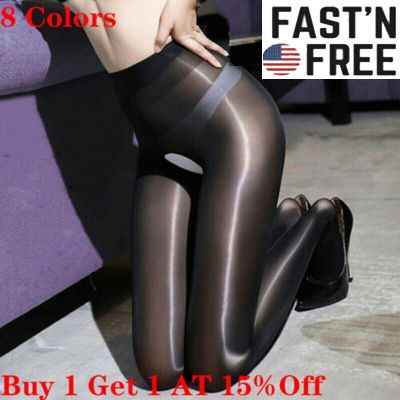 Super Elastic High Gloss Oil Shiny Pantyhose Sheer Stockings Tights Hosiery Hose