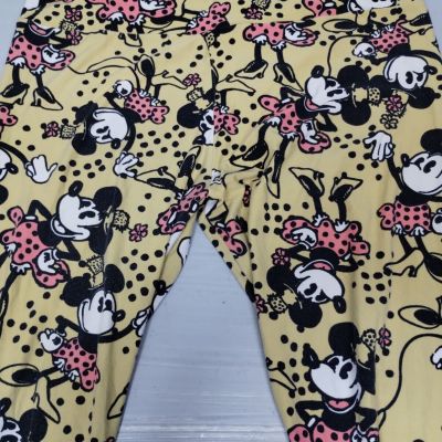 Women's Plus Size LulaRoe Tall And Curvy Minnie Mouse Leggings