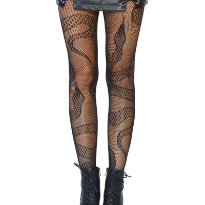 Snake Net Tights, One Size - 8143