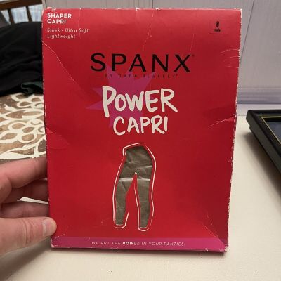 Spanx Higher Power Footless Capri Super Tummy Contol Shaper Size B Nude