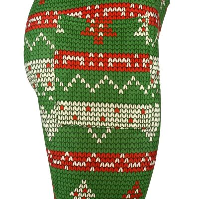 Crochet Sweater Style Christmas Leggings Multiple Sizes Super Soft w/ POCKETS!!