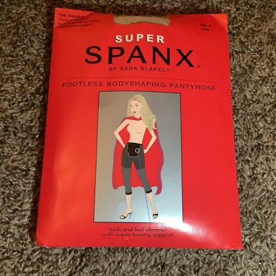 Super Spanx footless bodyshaping pantyhose, color nude, size: E