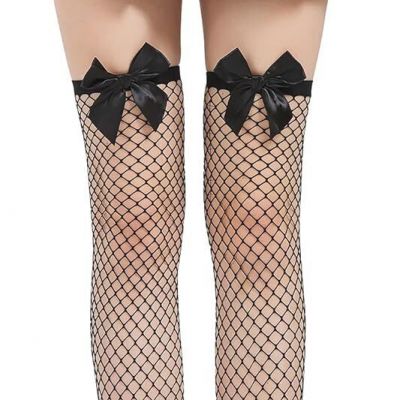 SOUTHRO Women Fishnet Stockings With Bow Tie Girl Cute Fish Nets Tights With Des