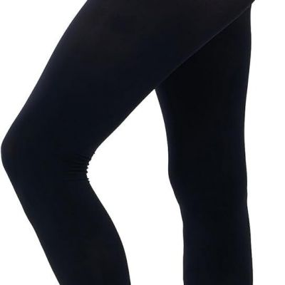 HeyUU Women's 80 Denier Semi Opaque Tights High Waist Soft Solid Color Pantyhose