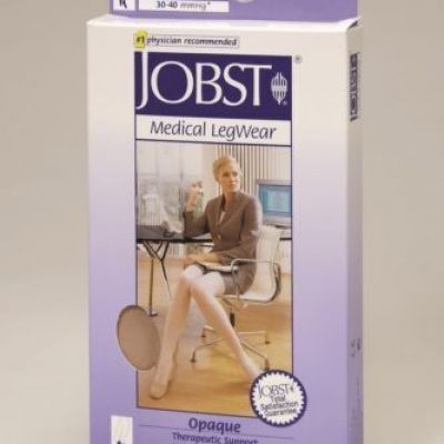 Jobst Opaque Knee Highs 30-40 mmHg OPEN Toe Compression stockings