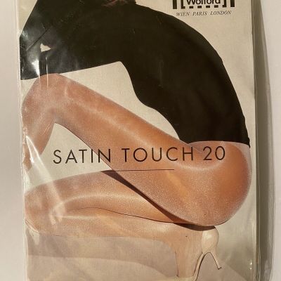 Wolford Satin Touch 20 Tan Tights Women’s Size Large NWT