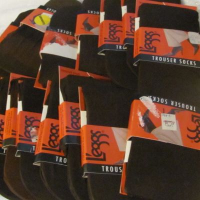 Leggs Trouser Socks Brown Lot of 18