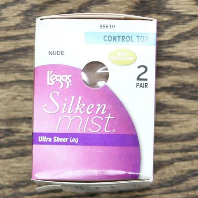nWT L'eggs Silken Mist Women's Ultra Sheer Run Resistant Pantyhose. 20170