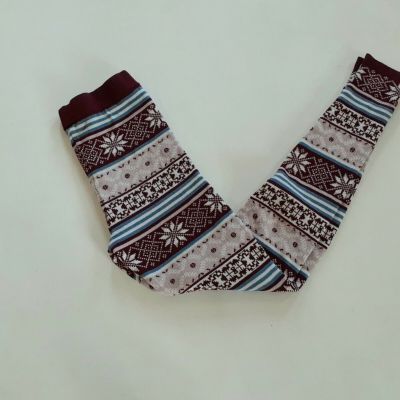 Pink Rose women's multicolored holiday leggings size M