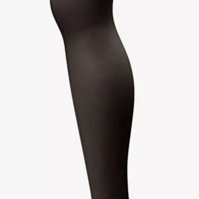 2 Pair Legg's Sheer Energy Sheer Panty Med Support Leg Pantyhose Black Size Med