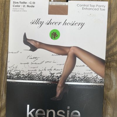 (180)  KENSIE Control top  size CD  color Lt Nude