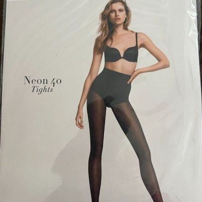 Wolford NEON 40 Semi-sheer Tights Size Small 18391