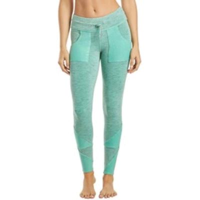 Free People Movement Kyoto Workout Leggings Blue/Green Size X-Small NWOT