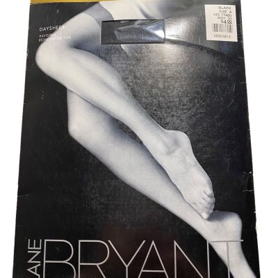 Lane Bryant Pantyhose Size A Black Daysheer Sheer Hosiery