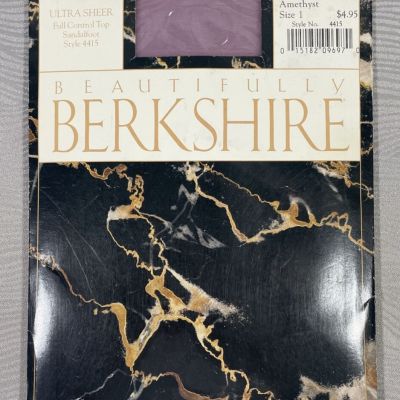 Berkshire Ultra Sheer Control Top Sandalfoot Pantyhose #4415 Amethyst (Size 1)