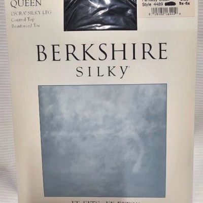 Berkshire Pantyhose Sheer Silky Pantyhose 4489 Fantasy Black Size 5X - 6X