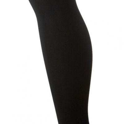 HUE ESF16242 Women's Luster Control Top Tights Black Size 1