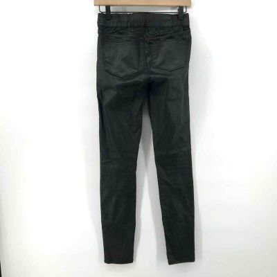 Madewell black coated leggings Size 24 Skinny Skinny Style BO228 Pull On