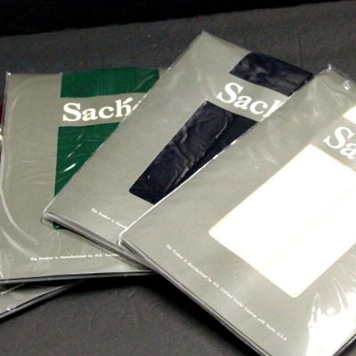 4 set Sache Micro Fiber Semi Opaque Fashion Pantyhose Tights S/M 5' - 5'4